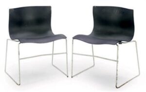 VIGNELLI ARMCHAIR AND CHAIR